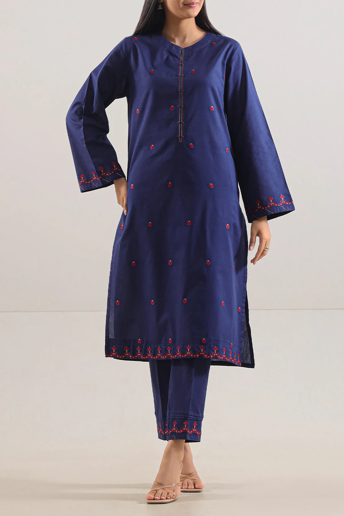 Jacquard Cotton Stitched Shirt