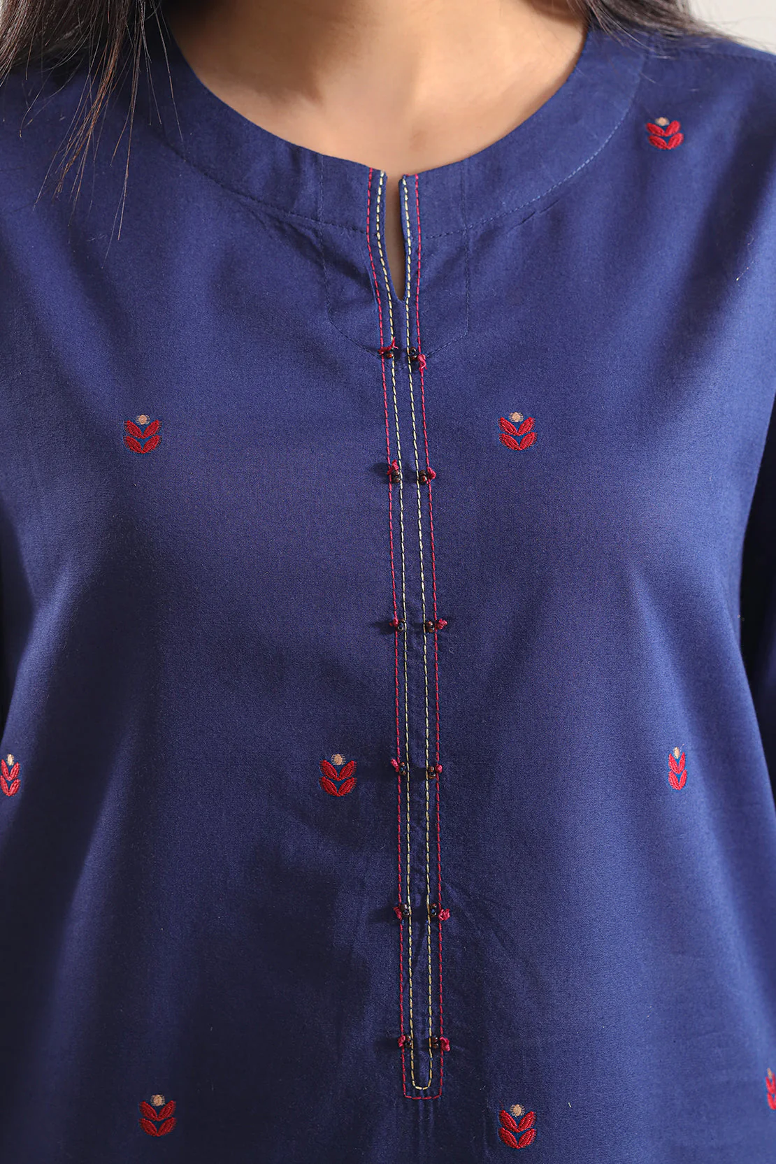 Jacquard Cotton Stitched Shirt - Image 4