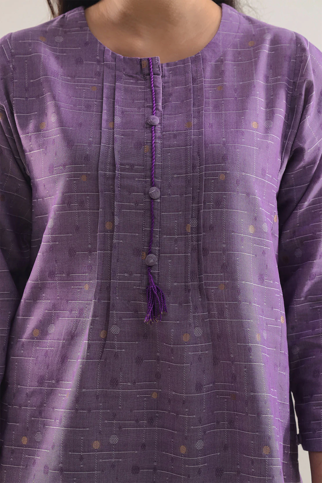 Jacquard Cotton Stitched Shirt - Image 3