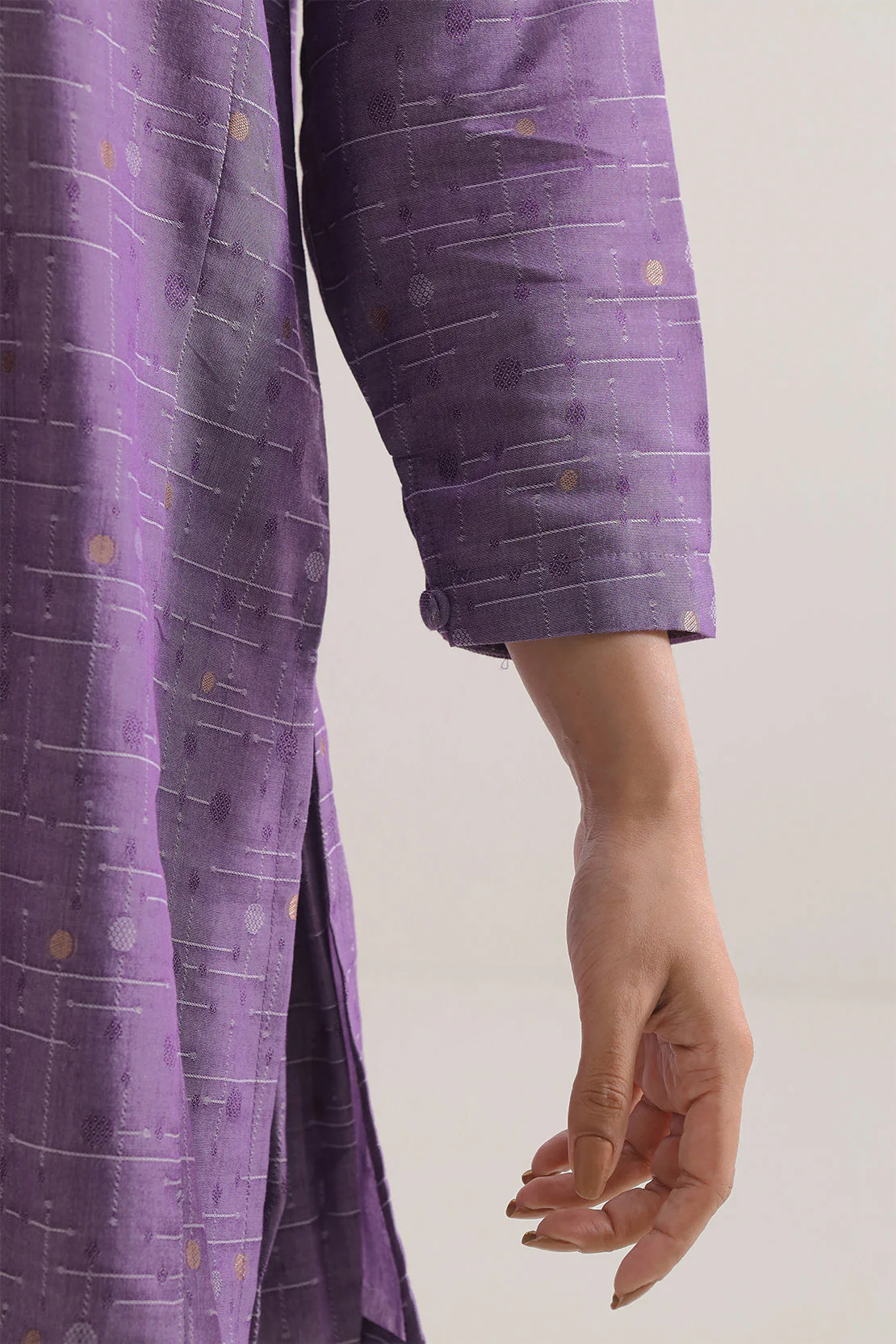 Jacquard Cotton Stitched Shirt - Image 4