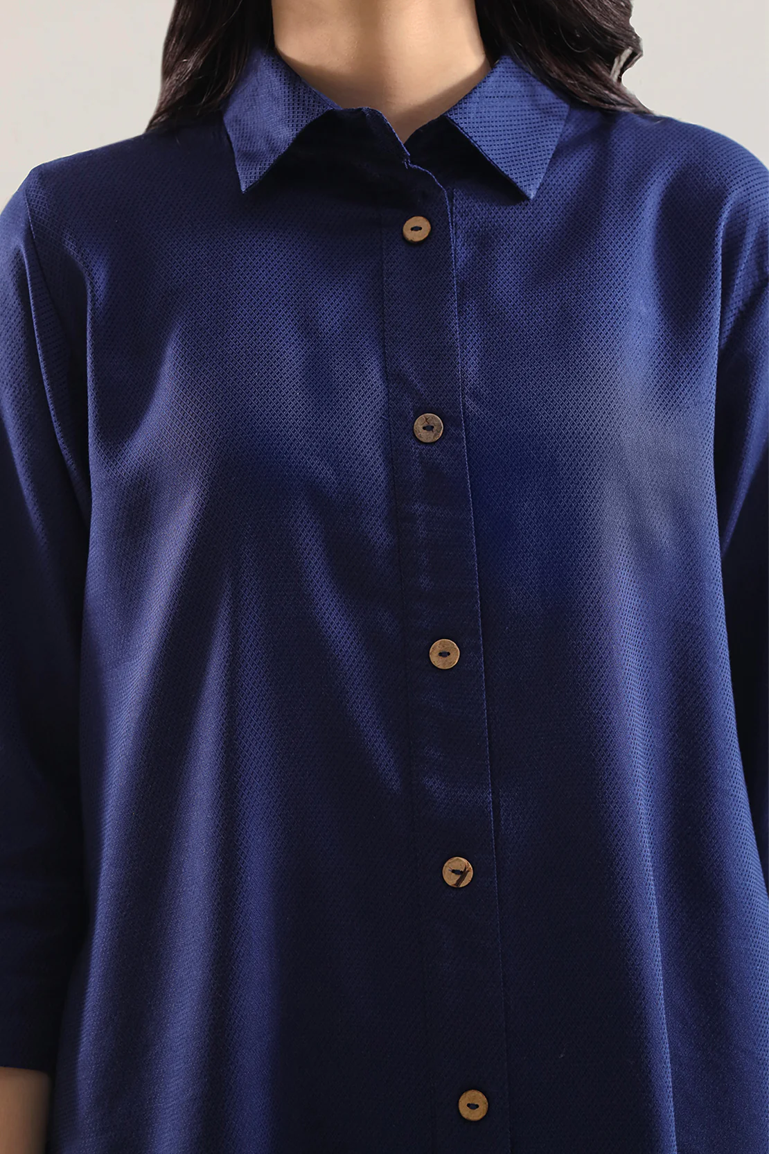 Jacquard Cotton Stitched Shirt - Image 3