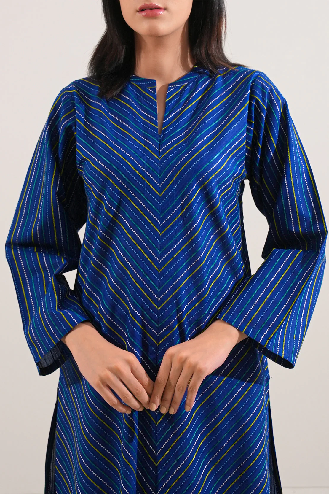 Jacquard Cotton Stitched Shirt - Image 2