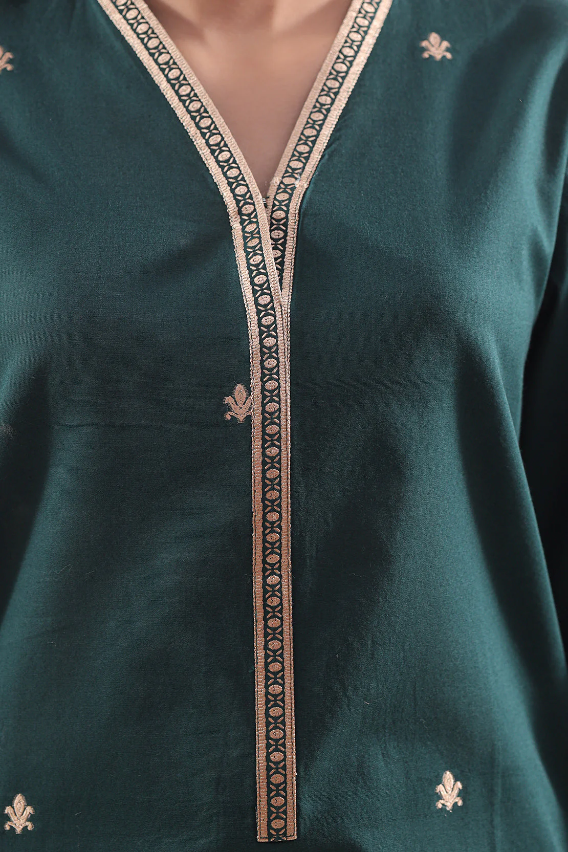Jacquard Cotton Stitched Shirt - Image 4