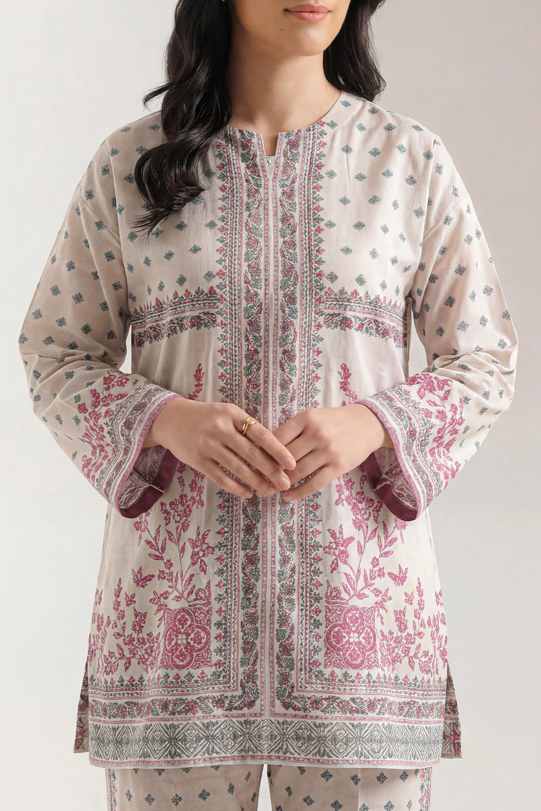 Jacquard Cotton Stitched Shirt - Image 3