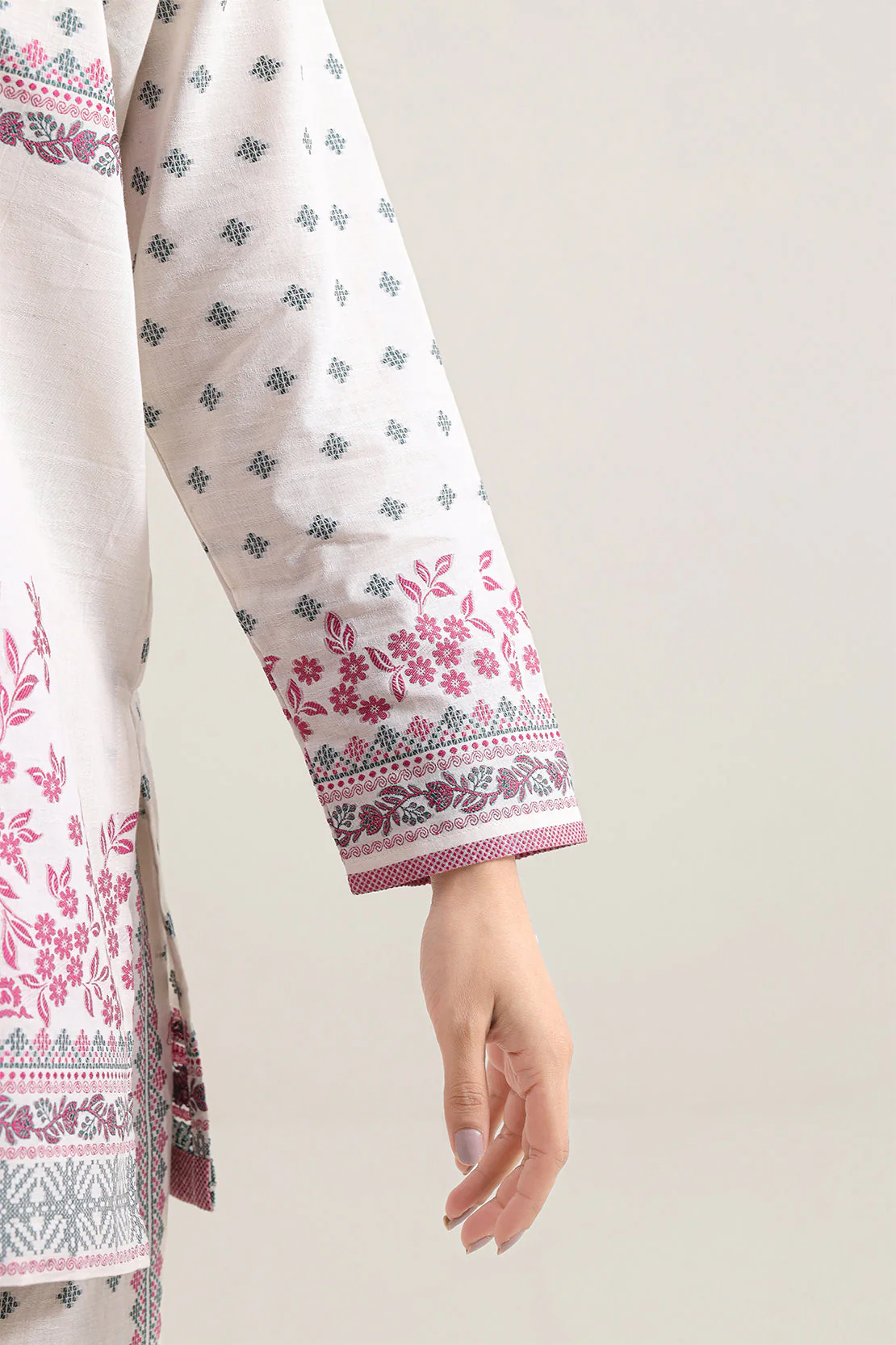 Jacquard Cotton Stitched Shirt - Image 5