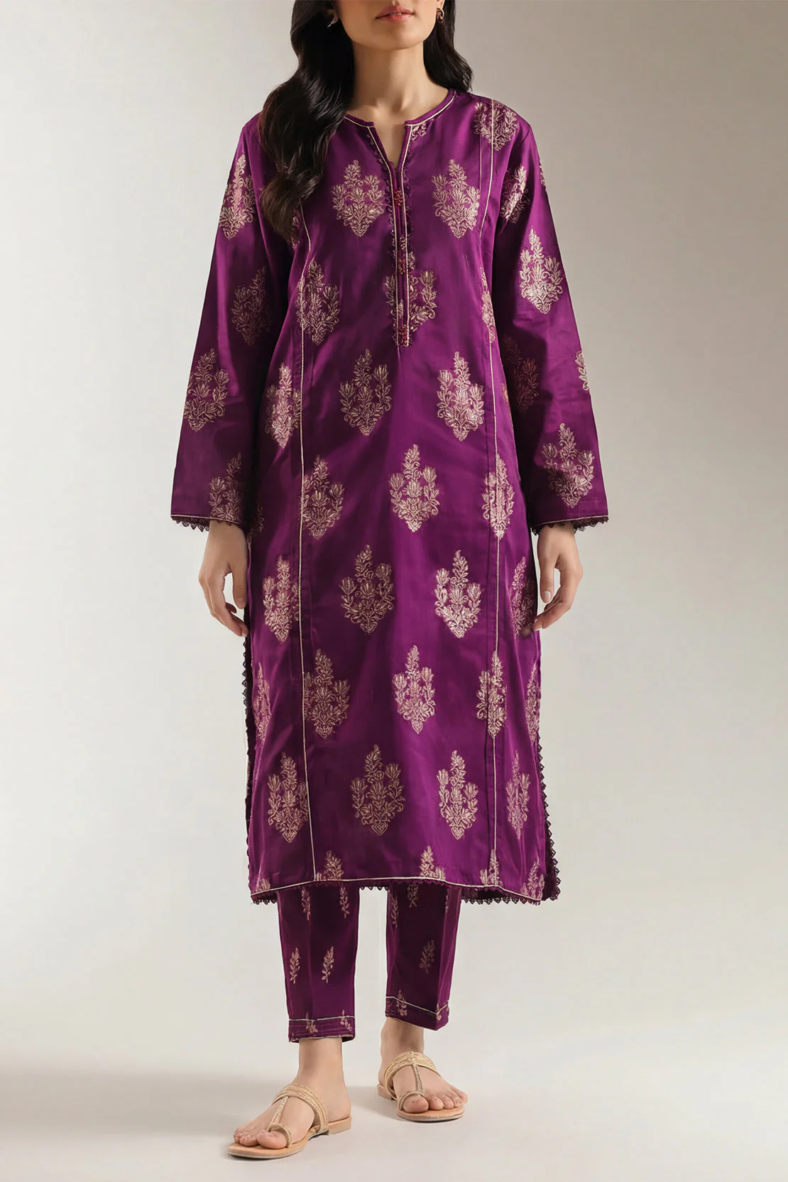 Jacquard Cotton Stitched Shirt - Image 2