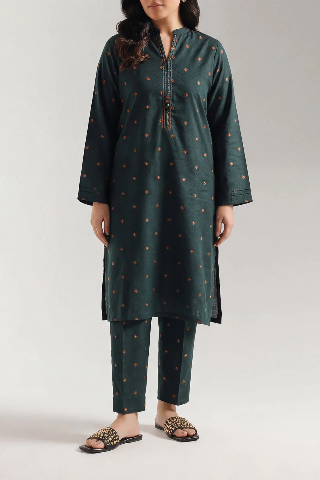 Jacquard Cotton Stitched Shirt - Image 2