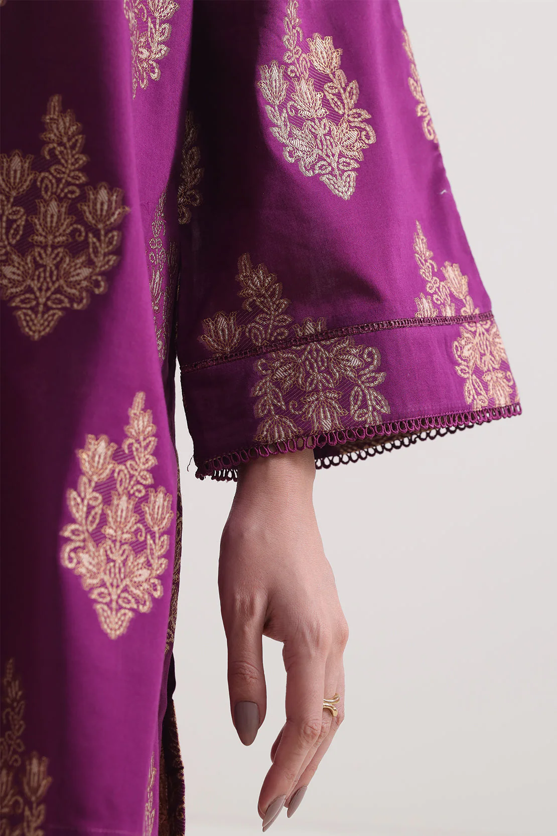 Jacquard Cotton Stitched Shirt - Image 5