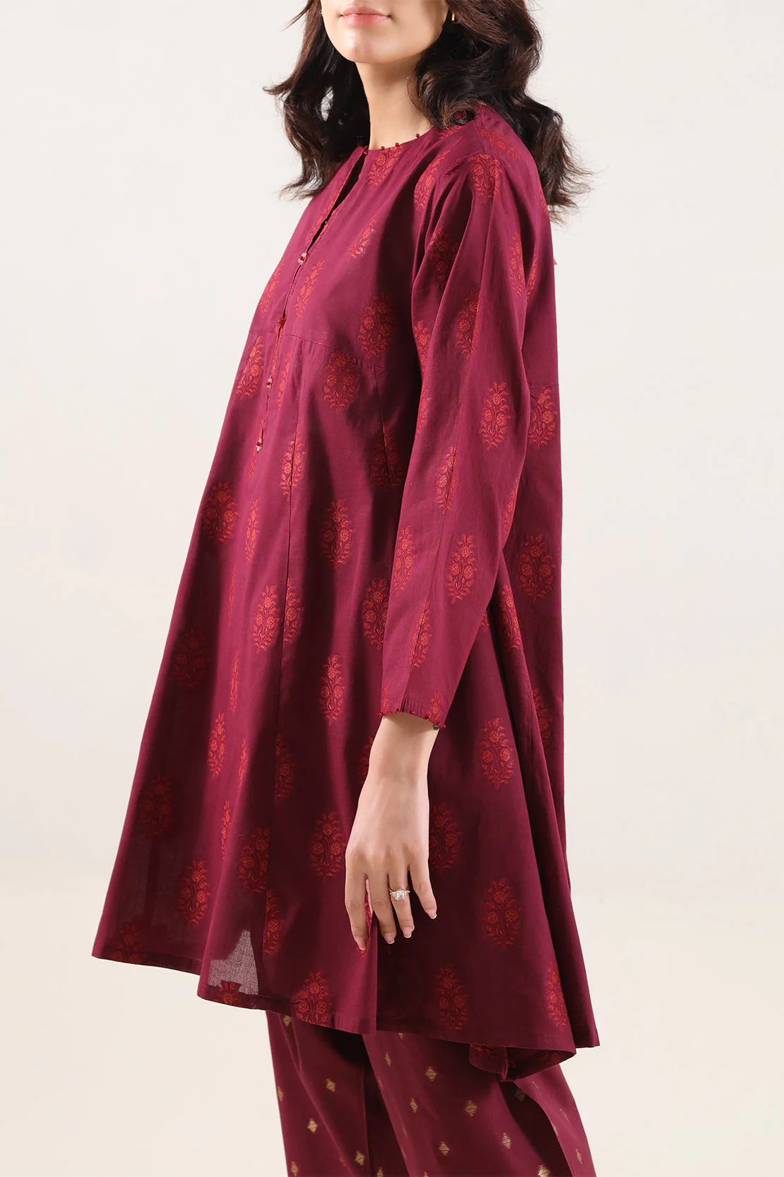 Jacquard Cotton Stitched Shirt - Image 2