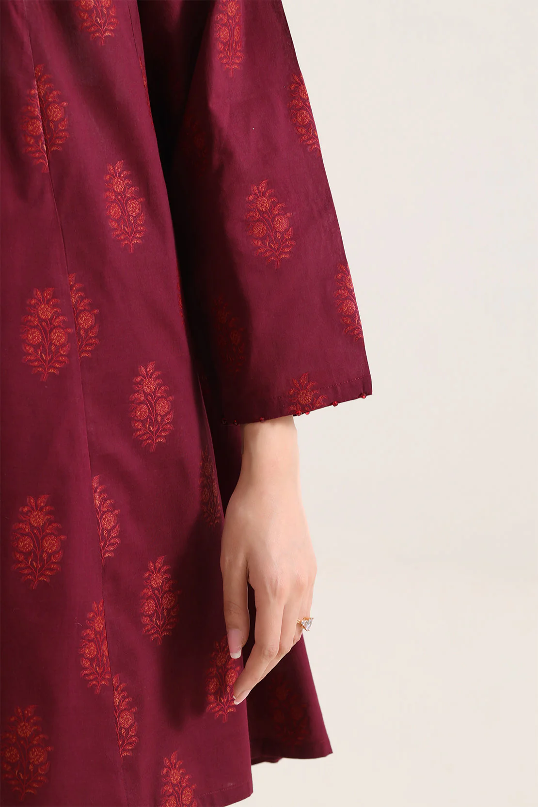 Jacquard Cotton Stitched Shirt - Image 5