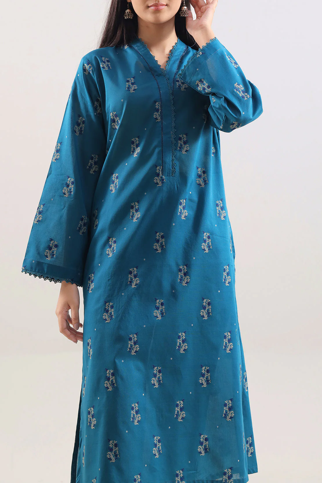 Jacquard Cotton Stitched Shirt - Image 2