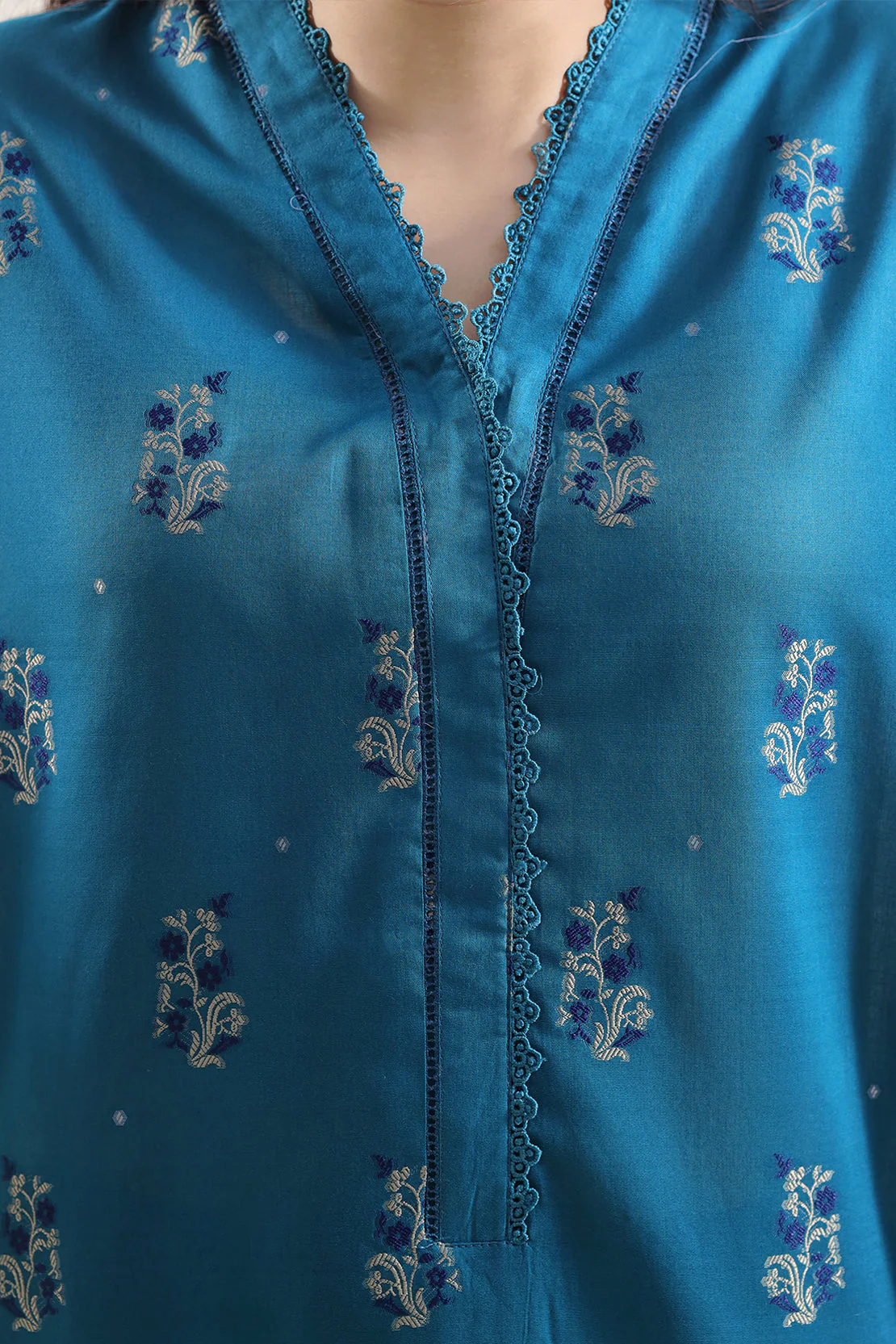 Jacquard Cotton Stitched Shirt - Image 3