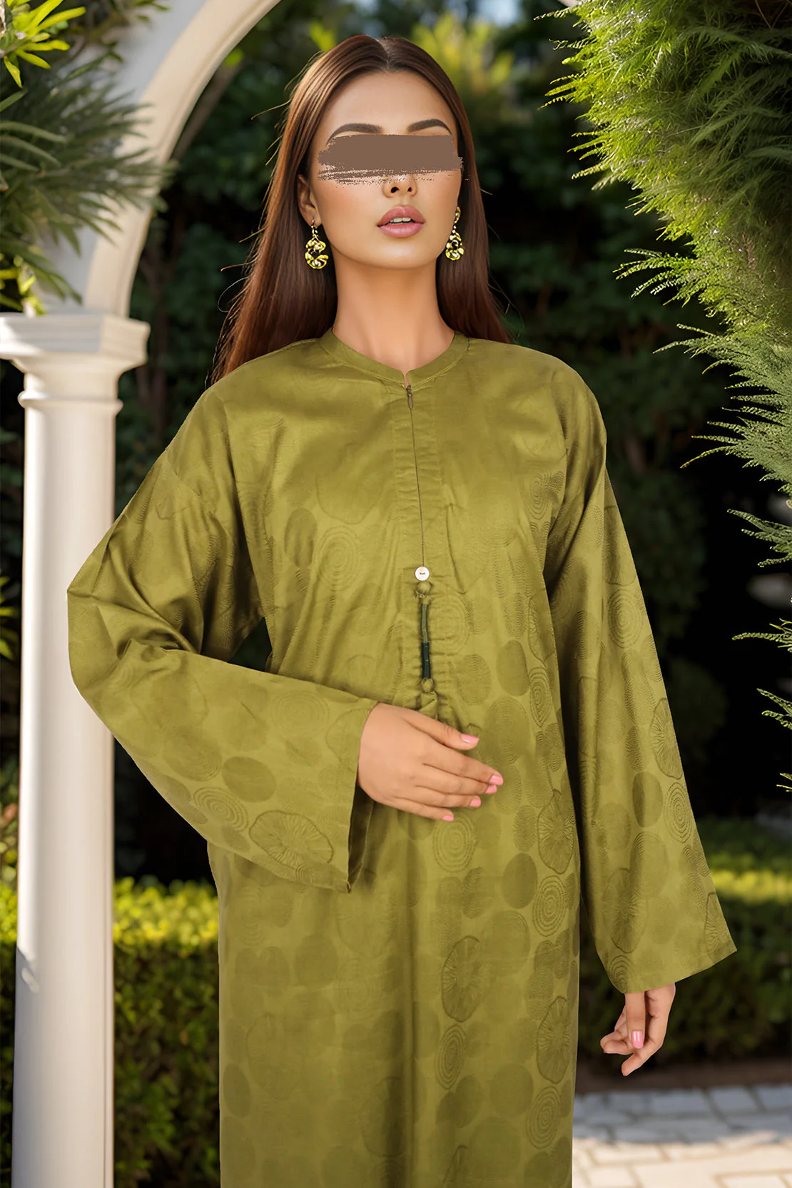 Jacquard Lawn Stitched 2 Piece (Shirt/Trouser) - Image 2