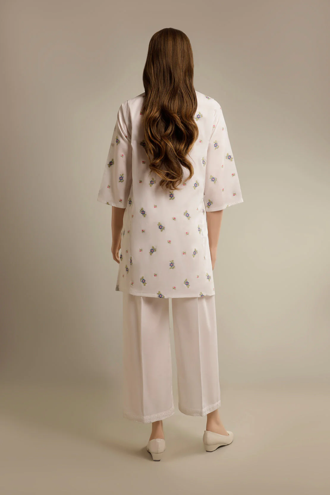 Jacquard Lawn Stitched Shirt - Image 3
