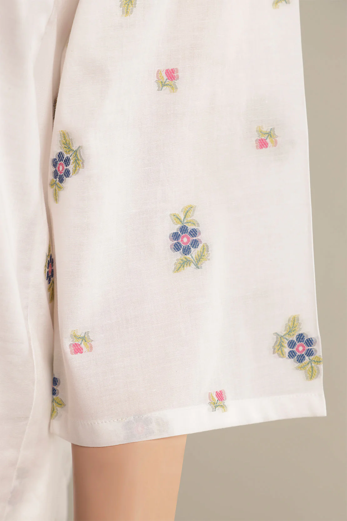 Jacquard Lawn Stitched Shirt - Image 5