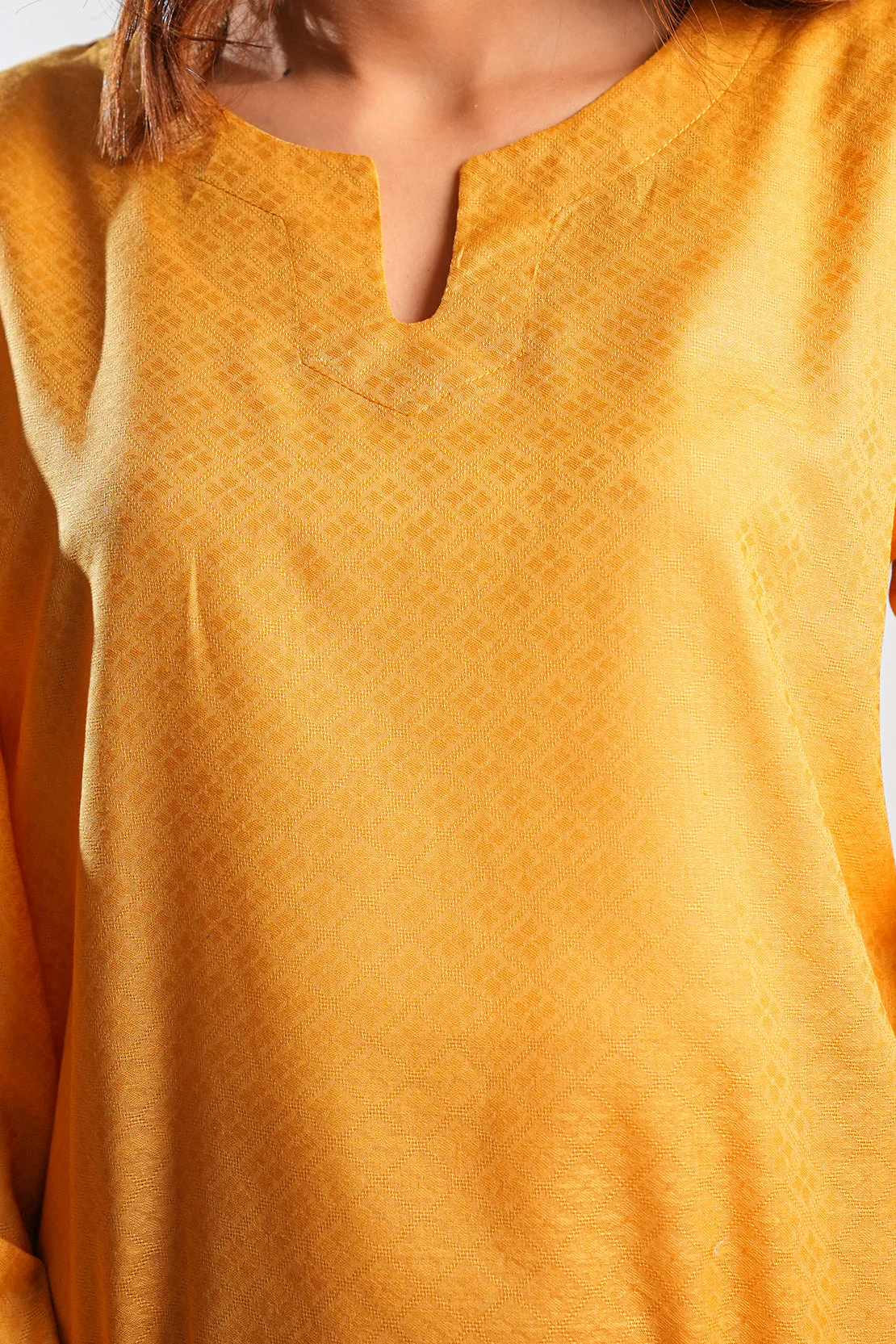 Jacquard Lawn Stitched Shirt - Image 5