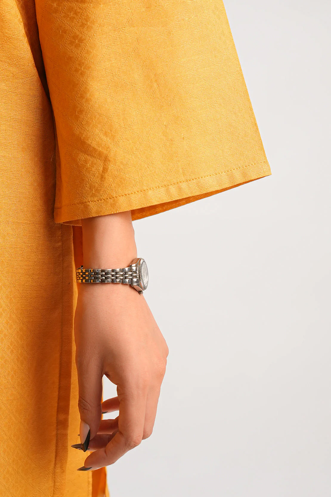 Jacquard Lawn Stitched Shirt - Image 6