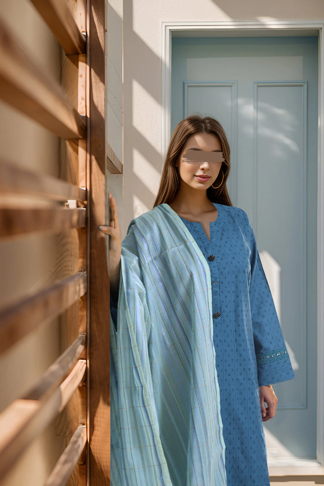 Jacquard Viscose dupatta - Image 2