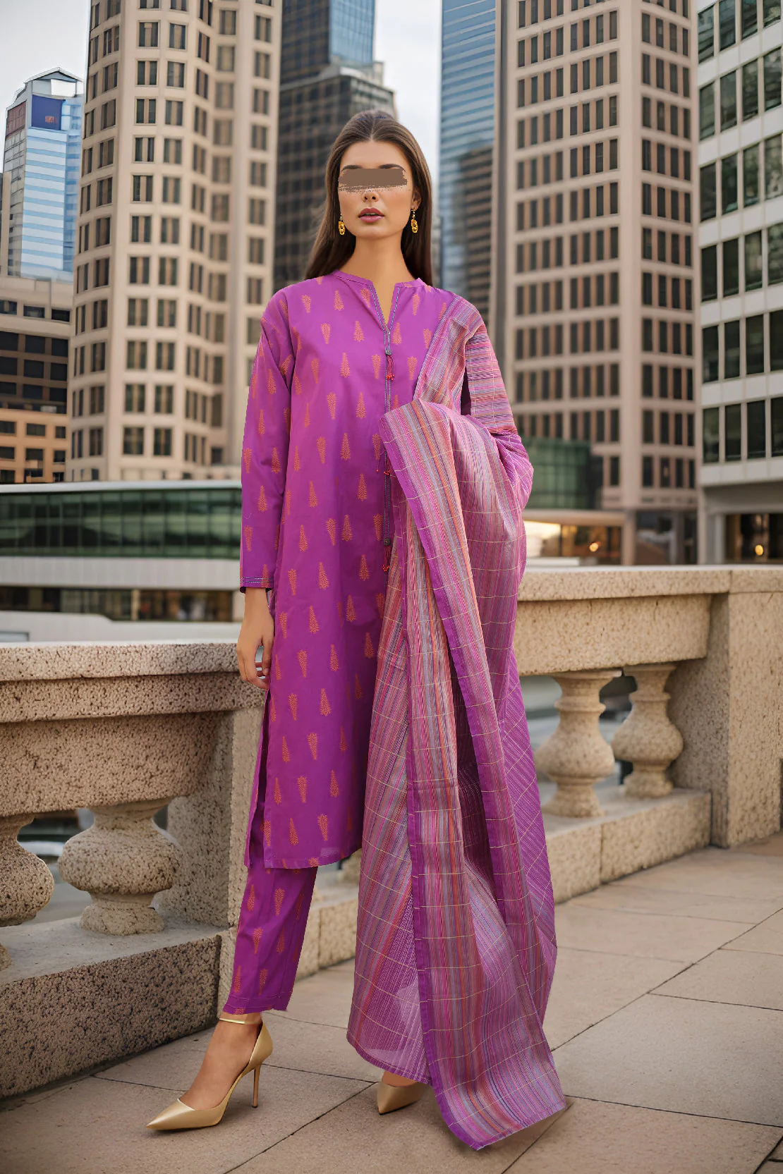 Jacquard Viscose dupatta