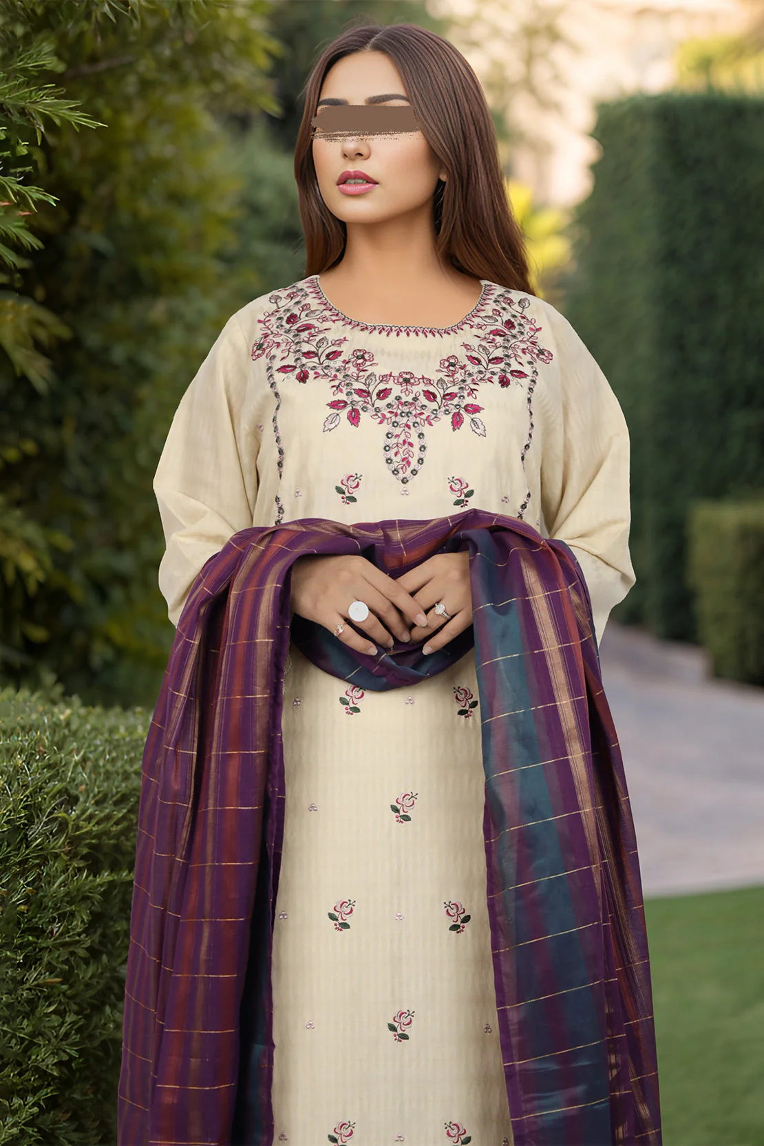 Jacquard Viscose dupatta - Image 2
