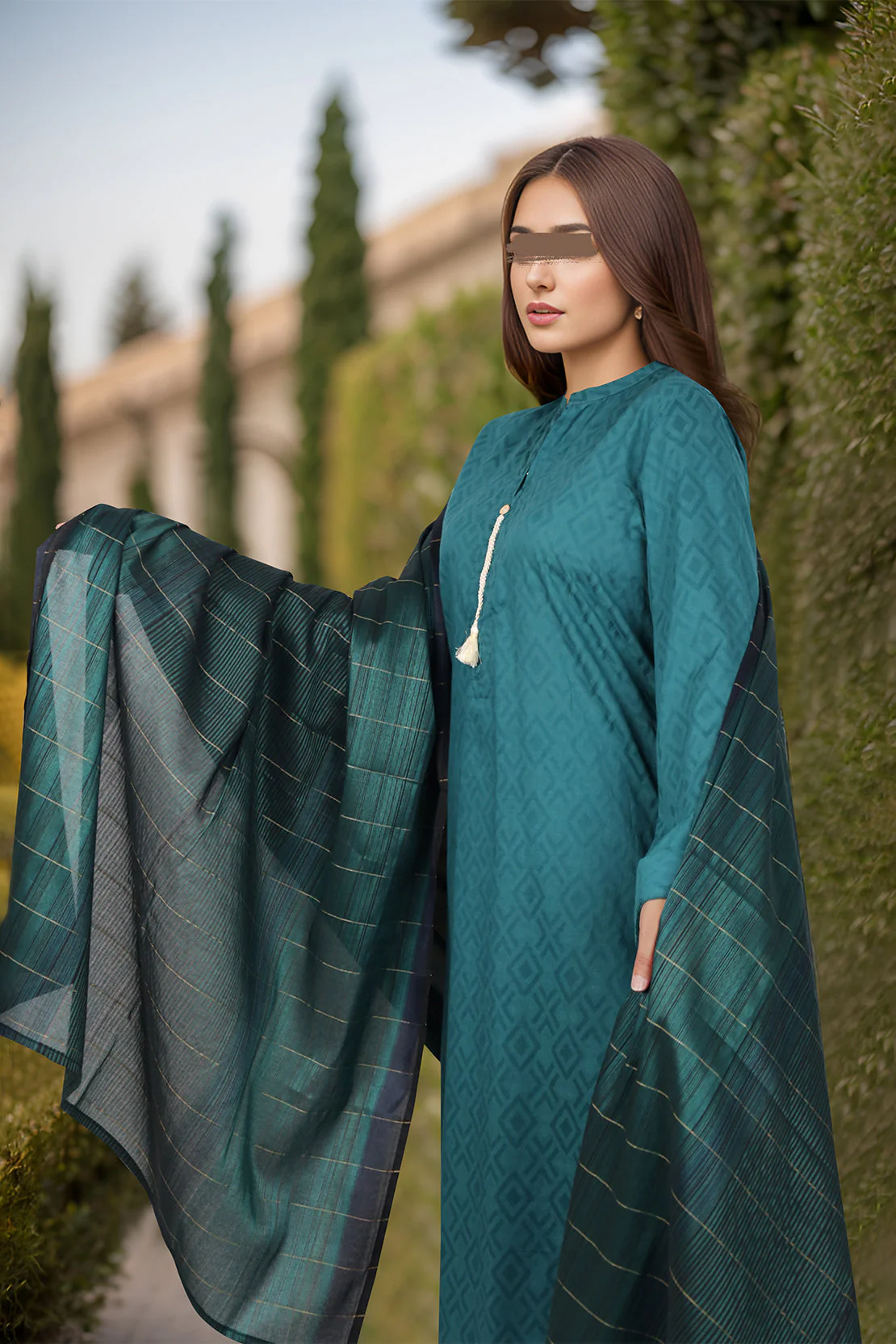 Jacquard Viscose dupatta - Image 3