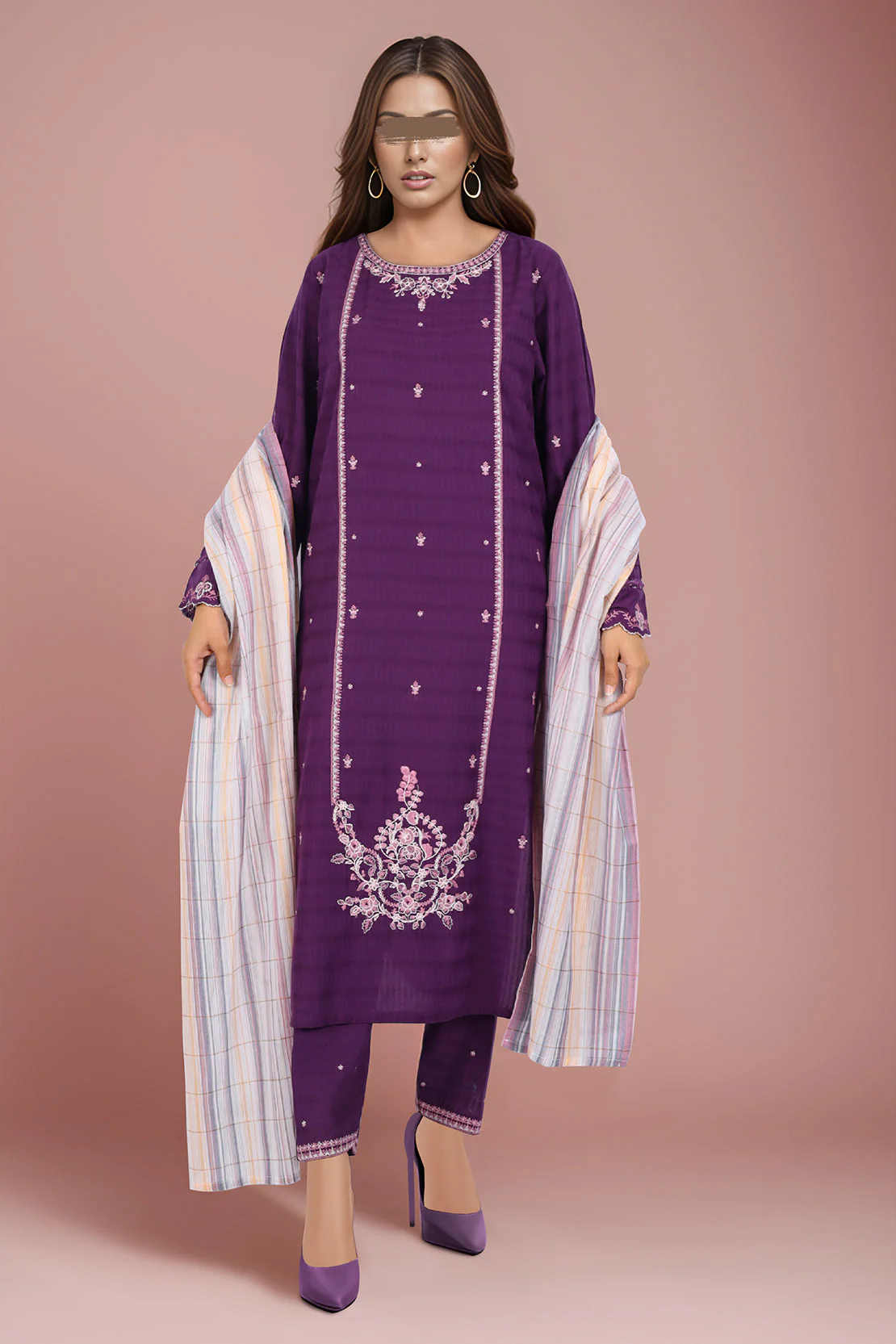 Jacquard Viscose dupatta