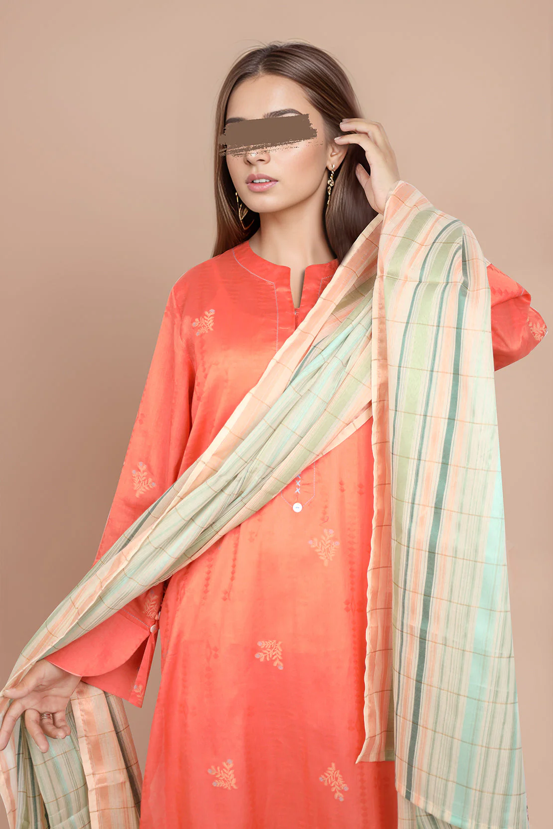 Jacquard Viscose dupatta - Image 2