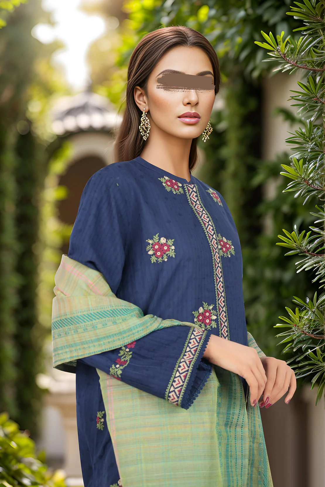 Jacquard Viscose Dupatta - Image 3