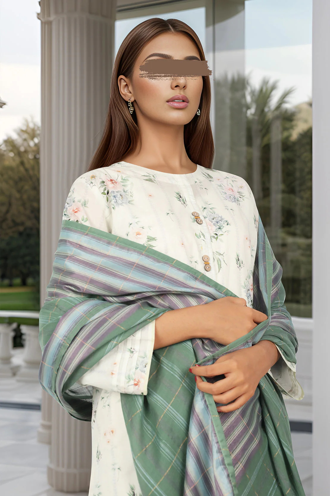 Jacquard Viscose Dupatta - Image 3