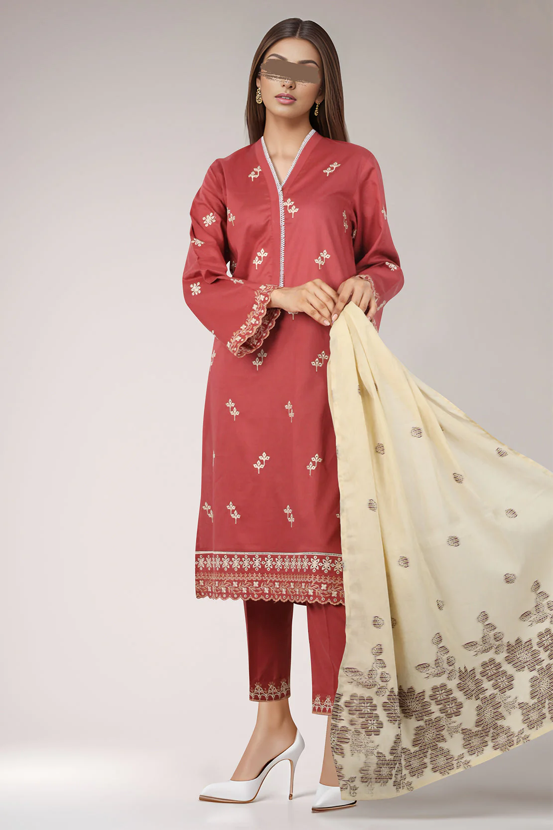 Jacquard Viscose Dupatta - Image 2