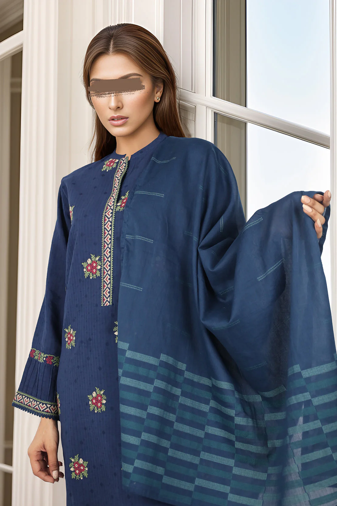 Jacquard Viscose Dupatta - Image 2
