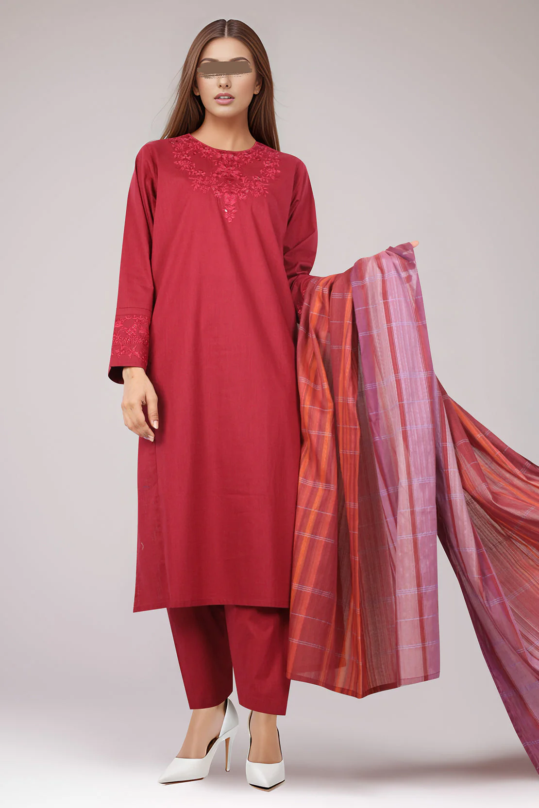 Jacquard Viscose Dupatta - Image 2