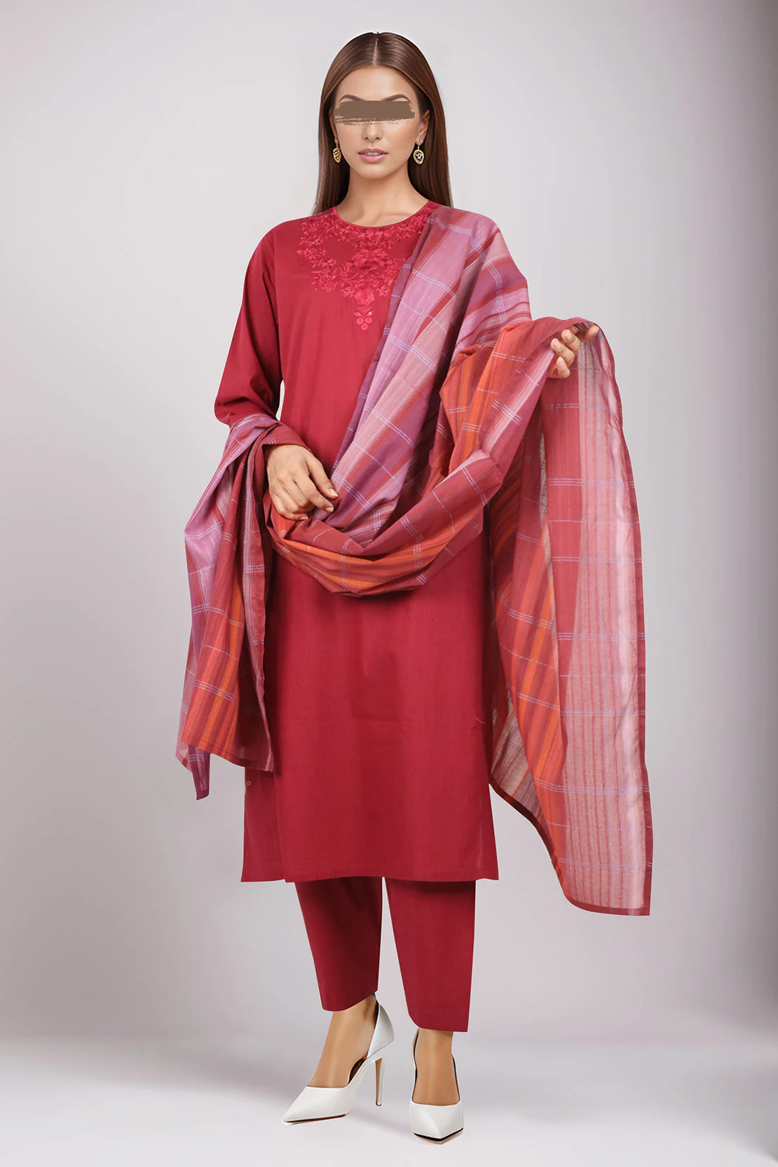 Jacquard Viscose Dupatta - Image 3