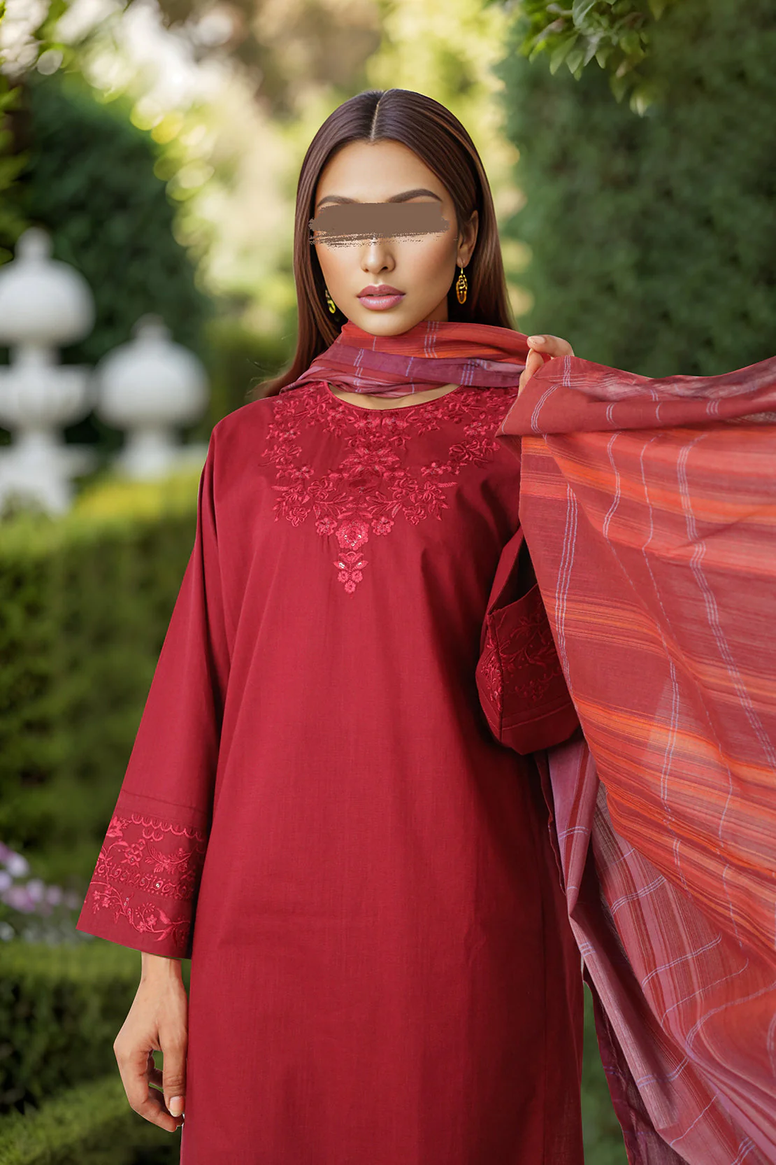 Jacquard Viscose Dupatta - Image 4