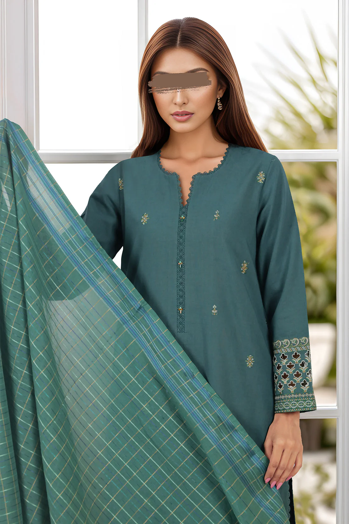 Jacquard Viscose dupatta - Image 2