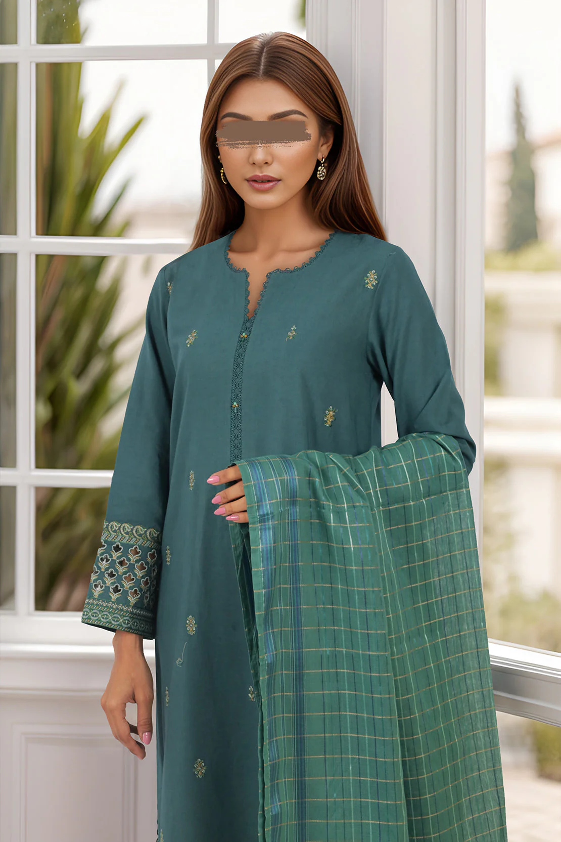 Jacquard Viscose dupatta - Image 3