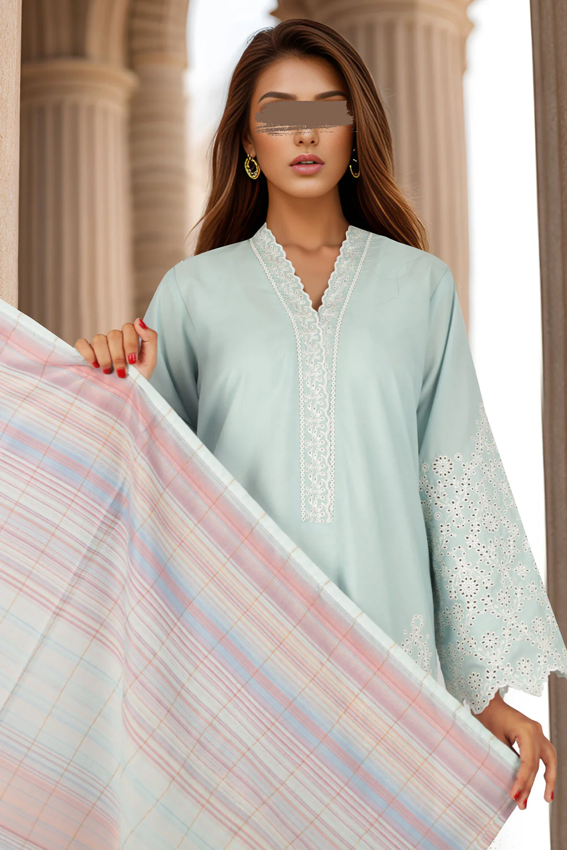 Jacquard Viscose dupatta - Image 2