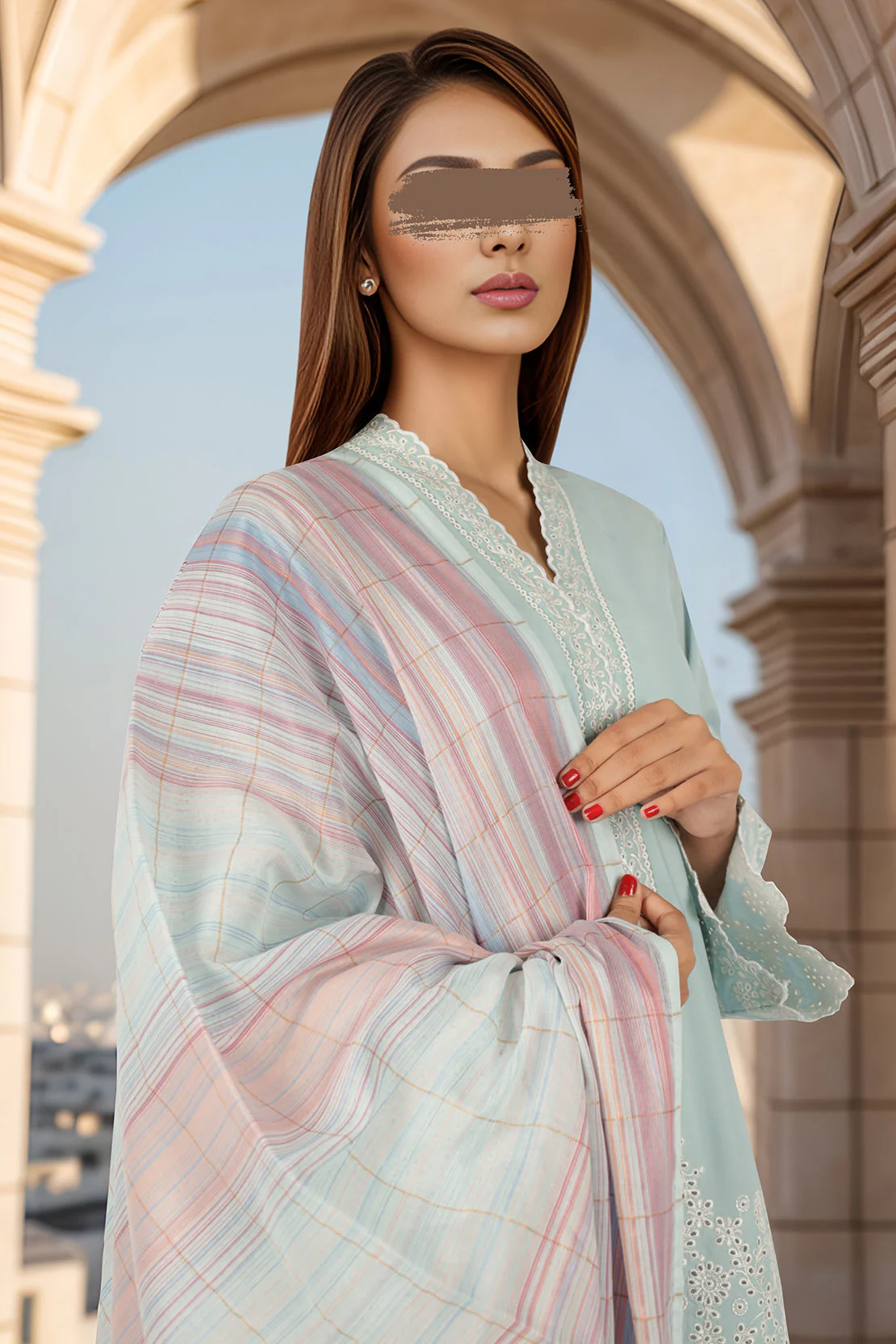 Jacquard Viscose dupatta - Image 3