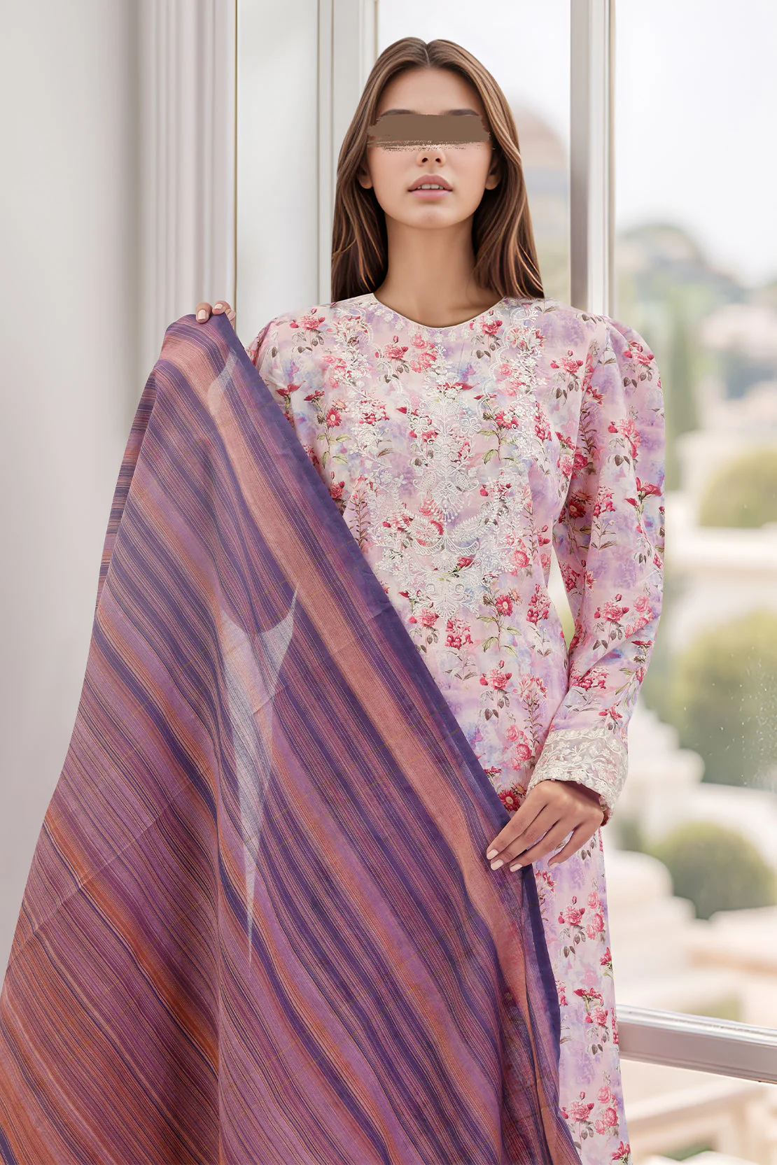 Jacquard Viscose dupatta - Image 2