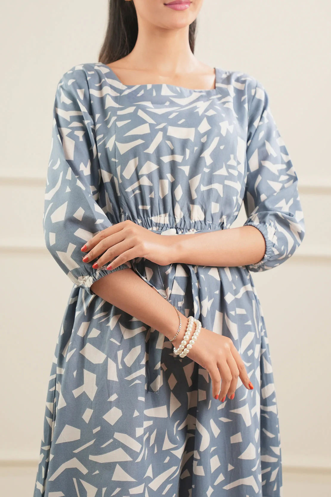 Jacquard Viscose Stitched Shirt