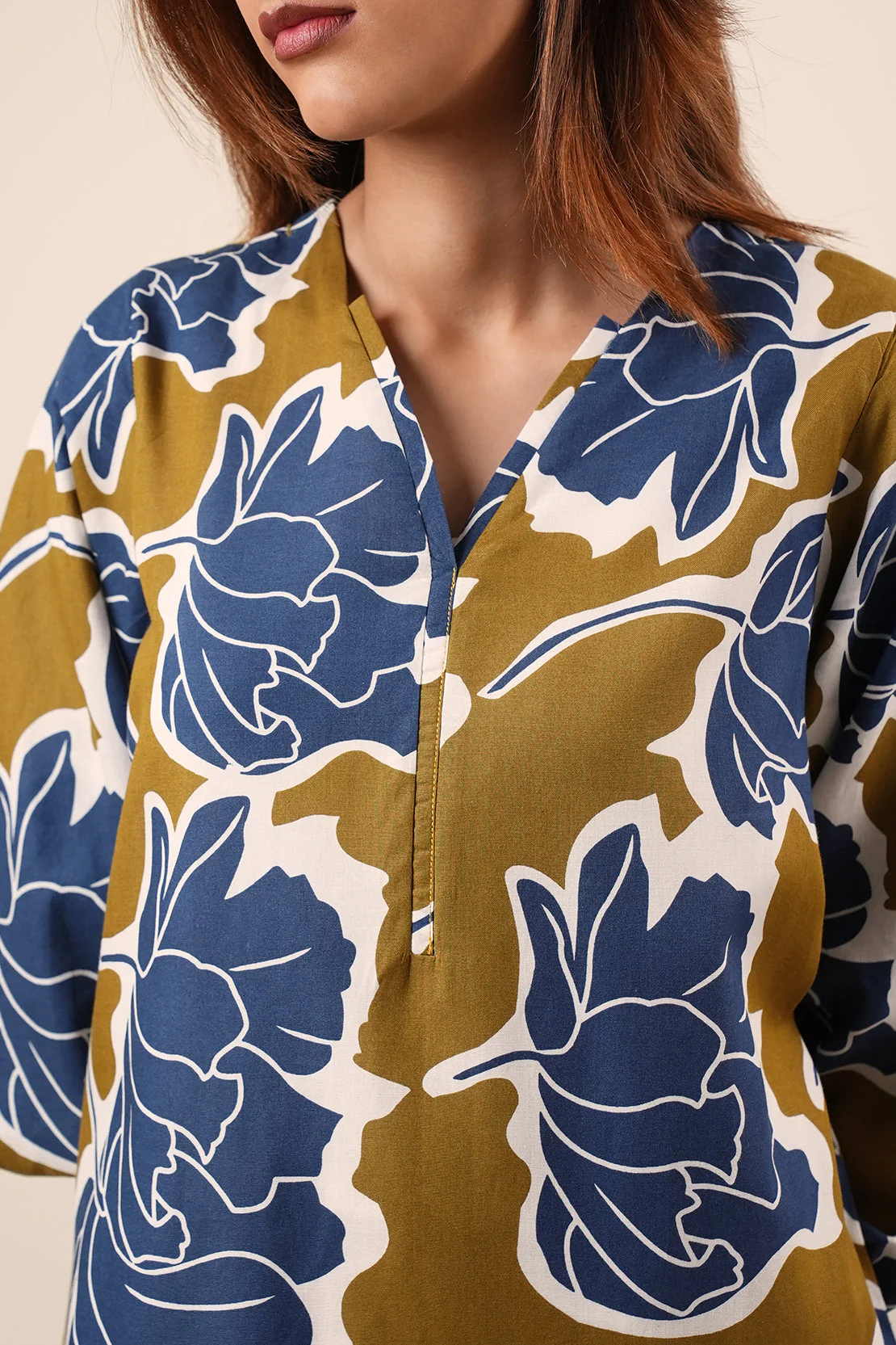 Jacquard Viscose Stitched Shirt - Image 6