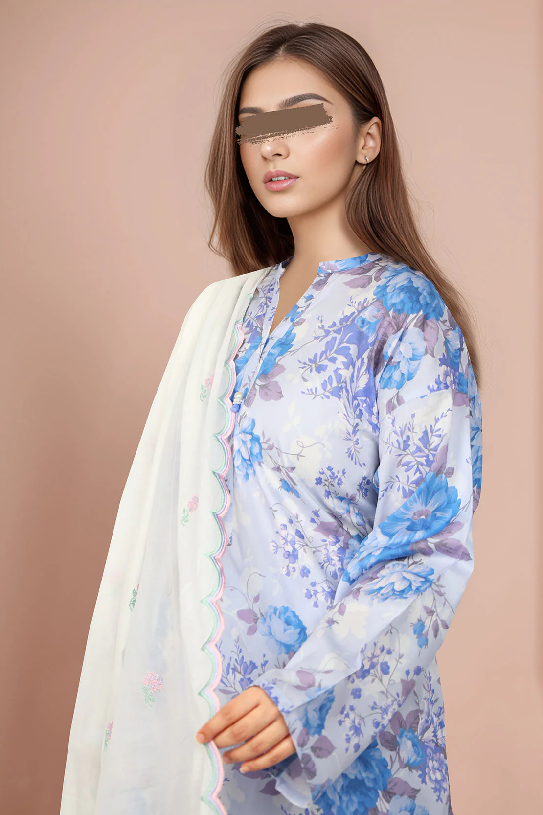 Lawn Dupatta - Image 2