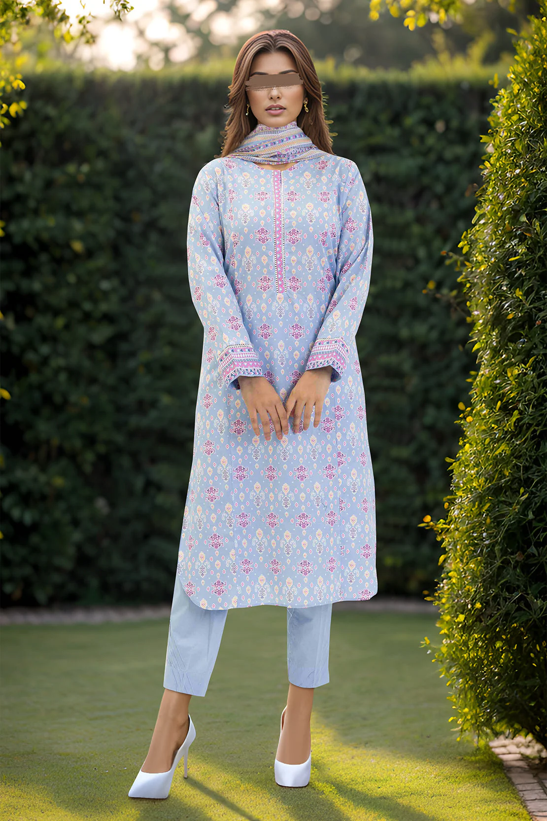 Lawn Dupatta - Image 2