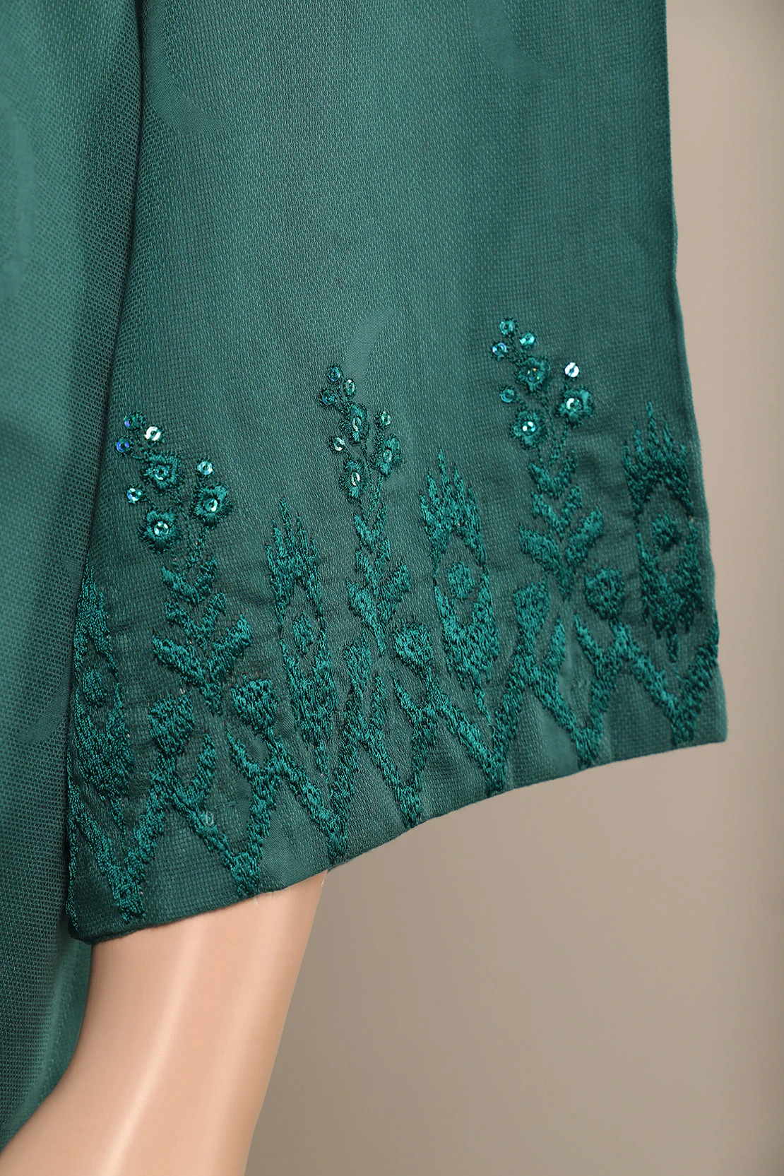 Lawn Jacquard Emb Stitched Shirt - Image 4