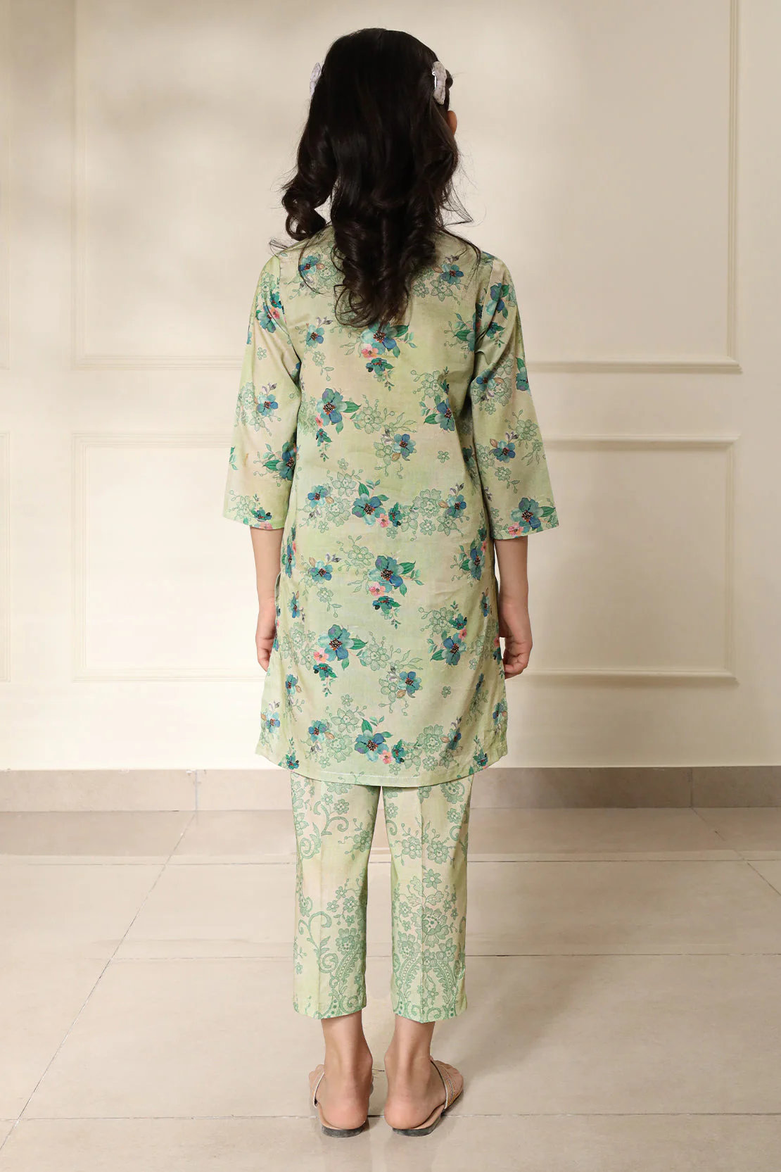 Lawn Stitched 2 Piece (Shirt/Trouser) For Kids - Image 4