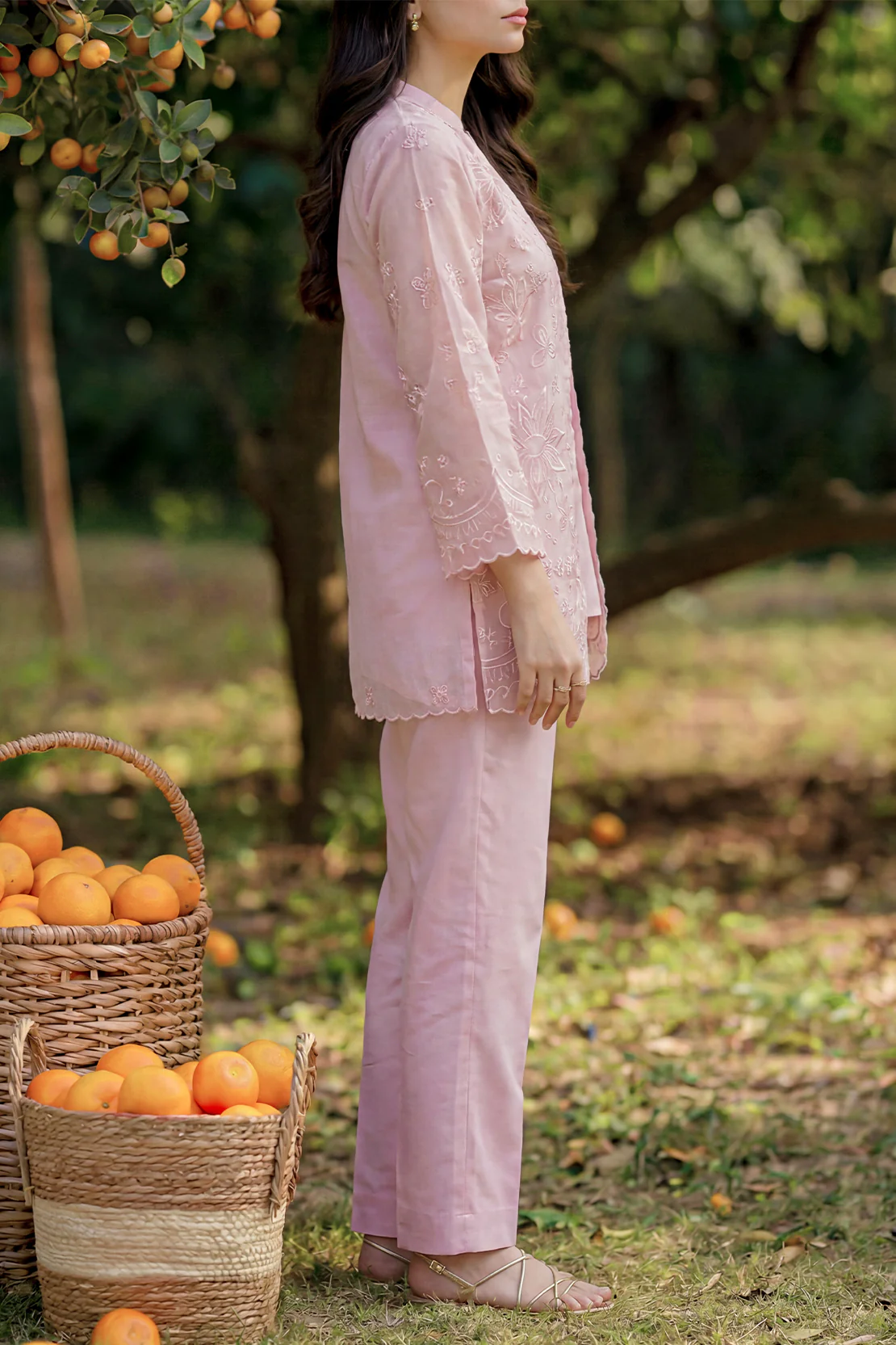 Lux Pret Embroidered Stitched Organza 2 Piece (Shirt/Trouser) - Image 4