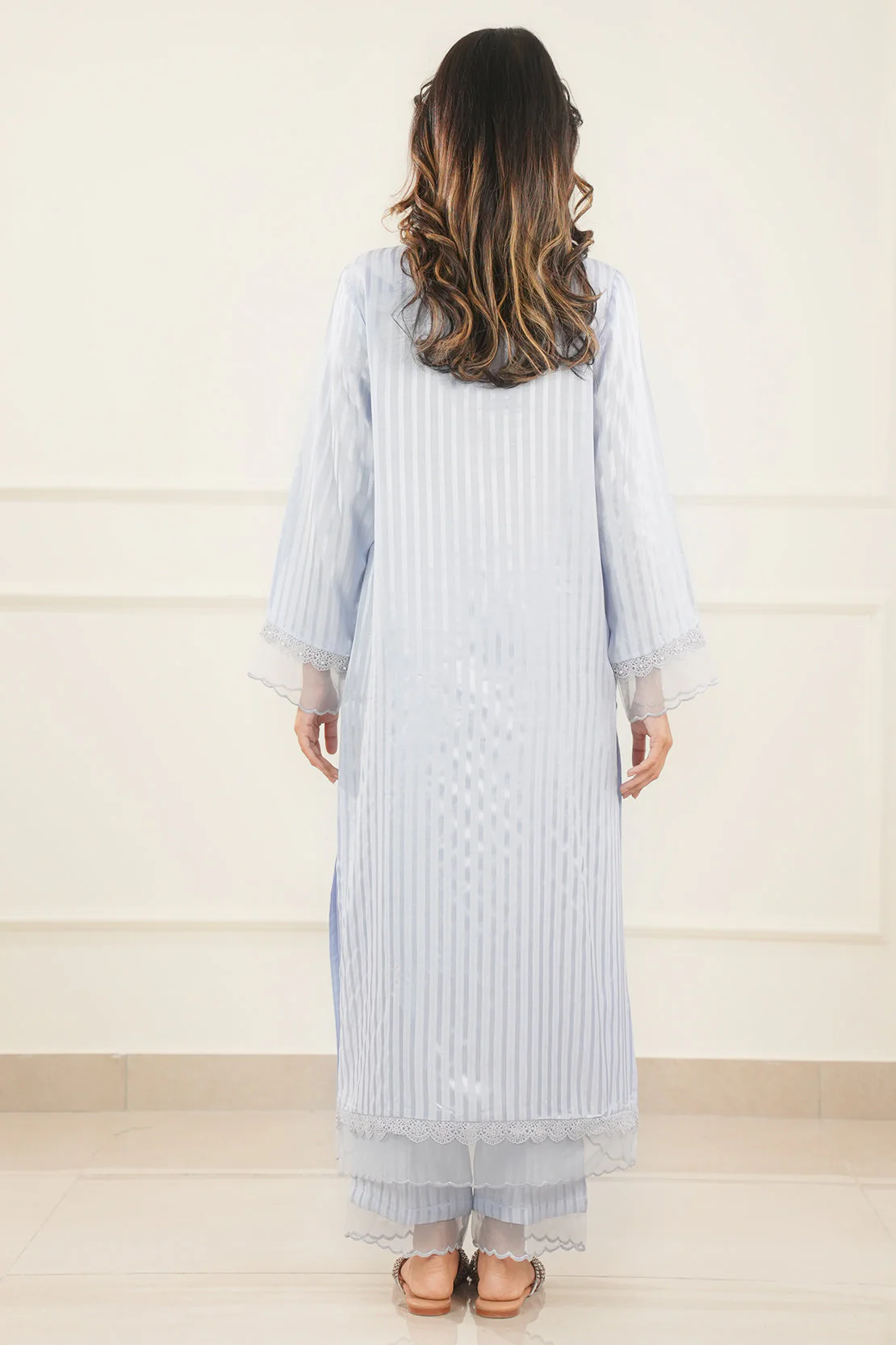Lux Pret Stitched Zari Mesuri 2 Piece (Shirt/Trouser) - Image 4