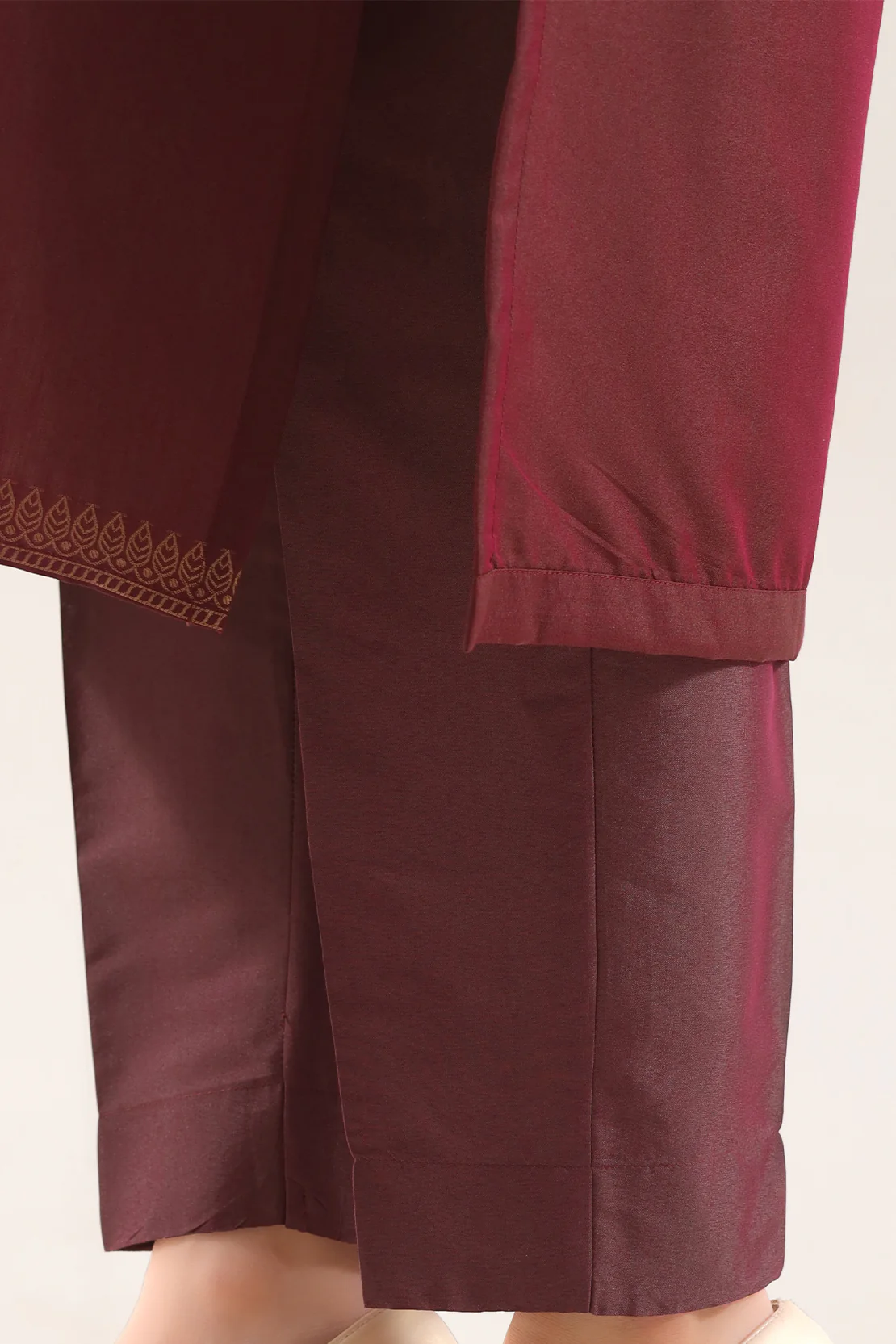 Luxury Pret  Cotton Jacquard Stitched 2 Piece (Shirt/Trouser) - Image 6