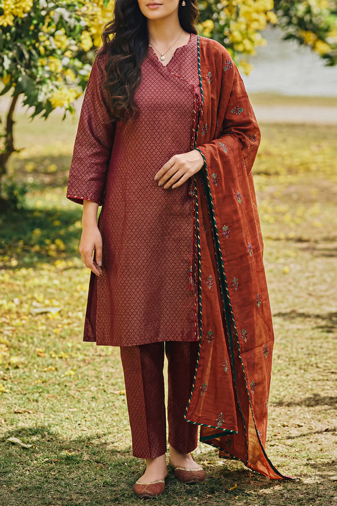 Luxury Pret  Cotton Jacquard Stitched 2 Piece (Shirt/Trouser)