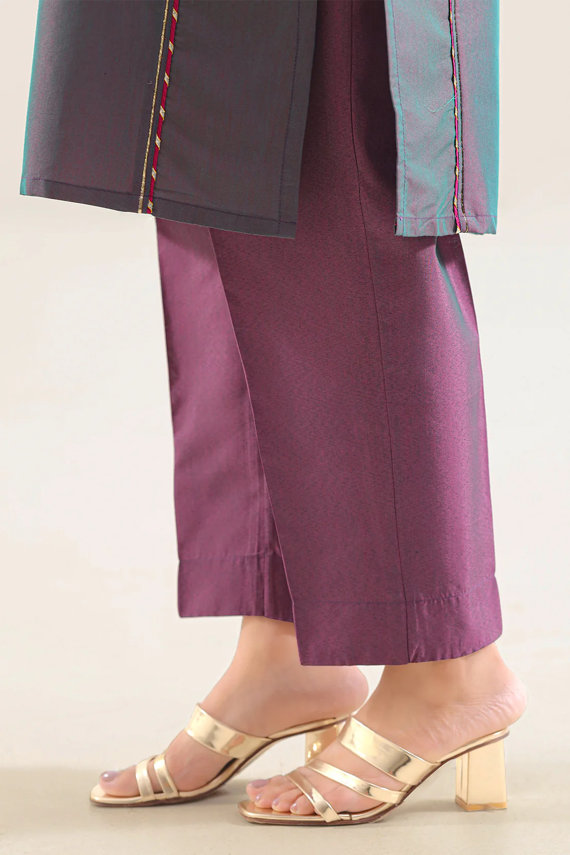 Luxury Pret Cotton Jacquard Stitched 3 Piece - Image 6